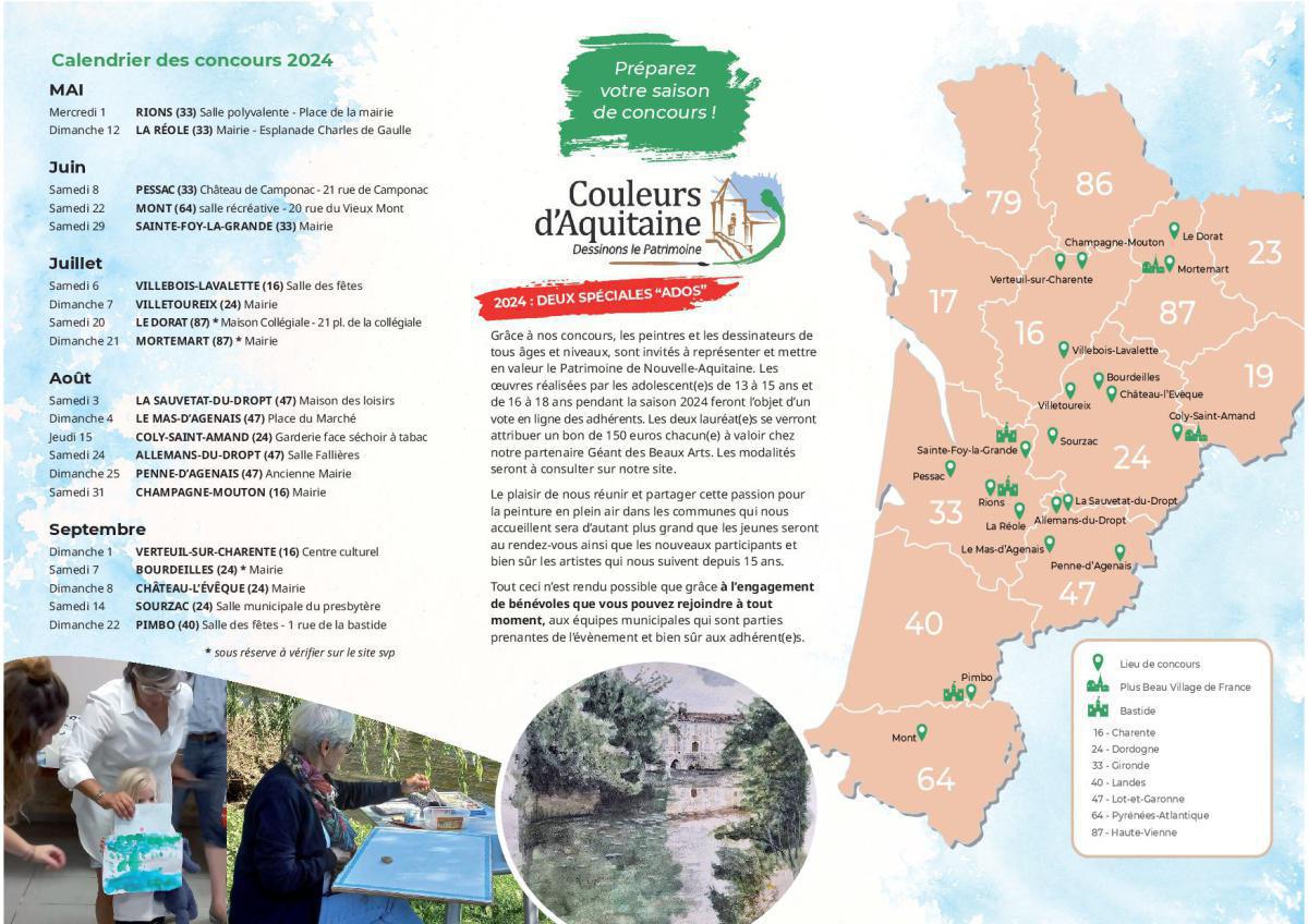 Concours de peinture à Rions