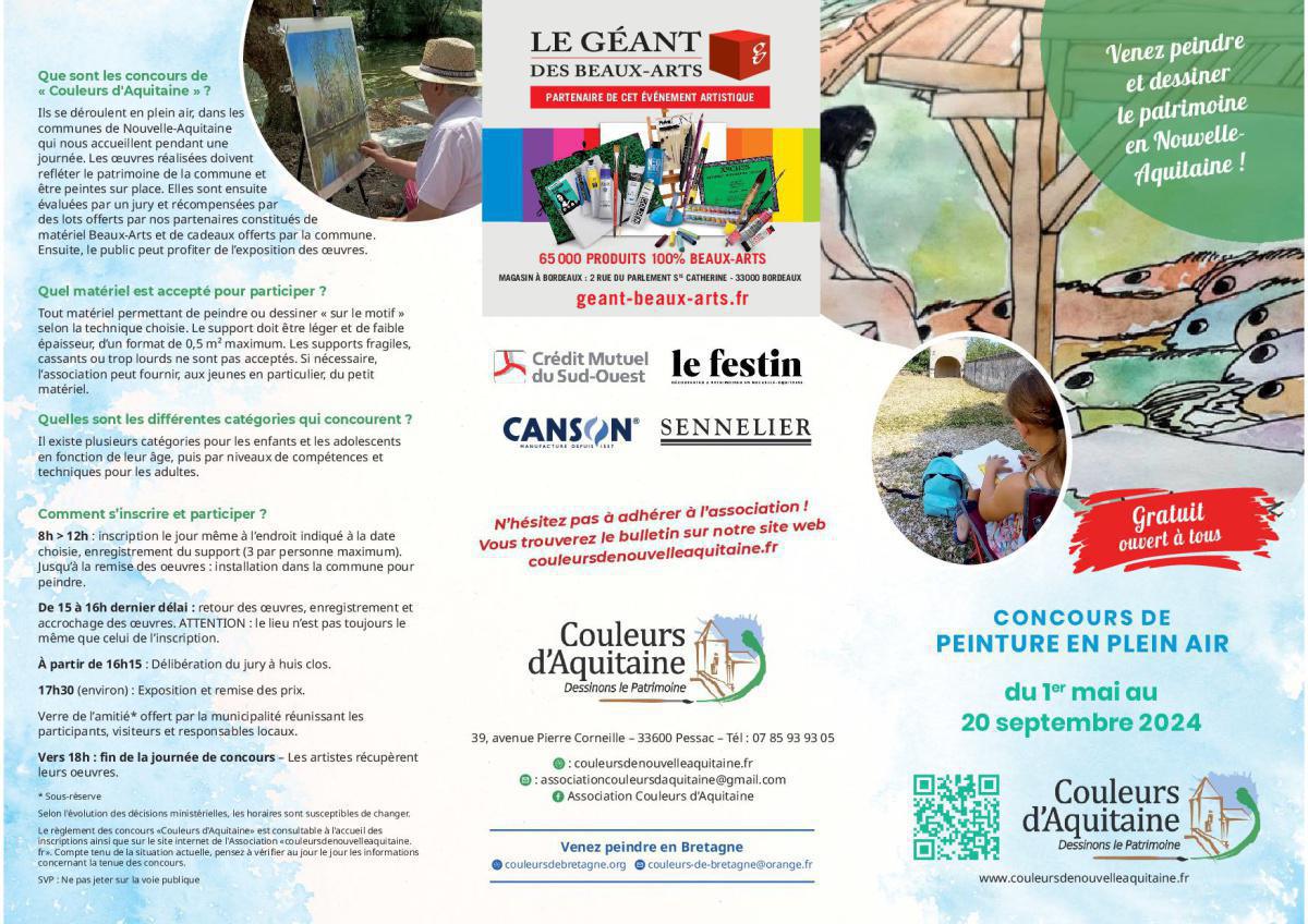 Concours de peinture à Rions