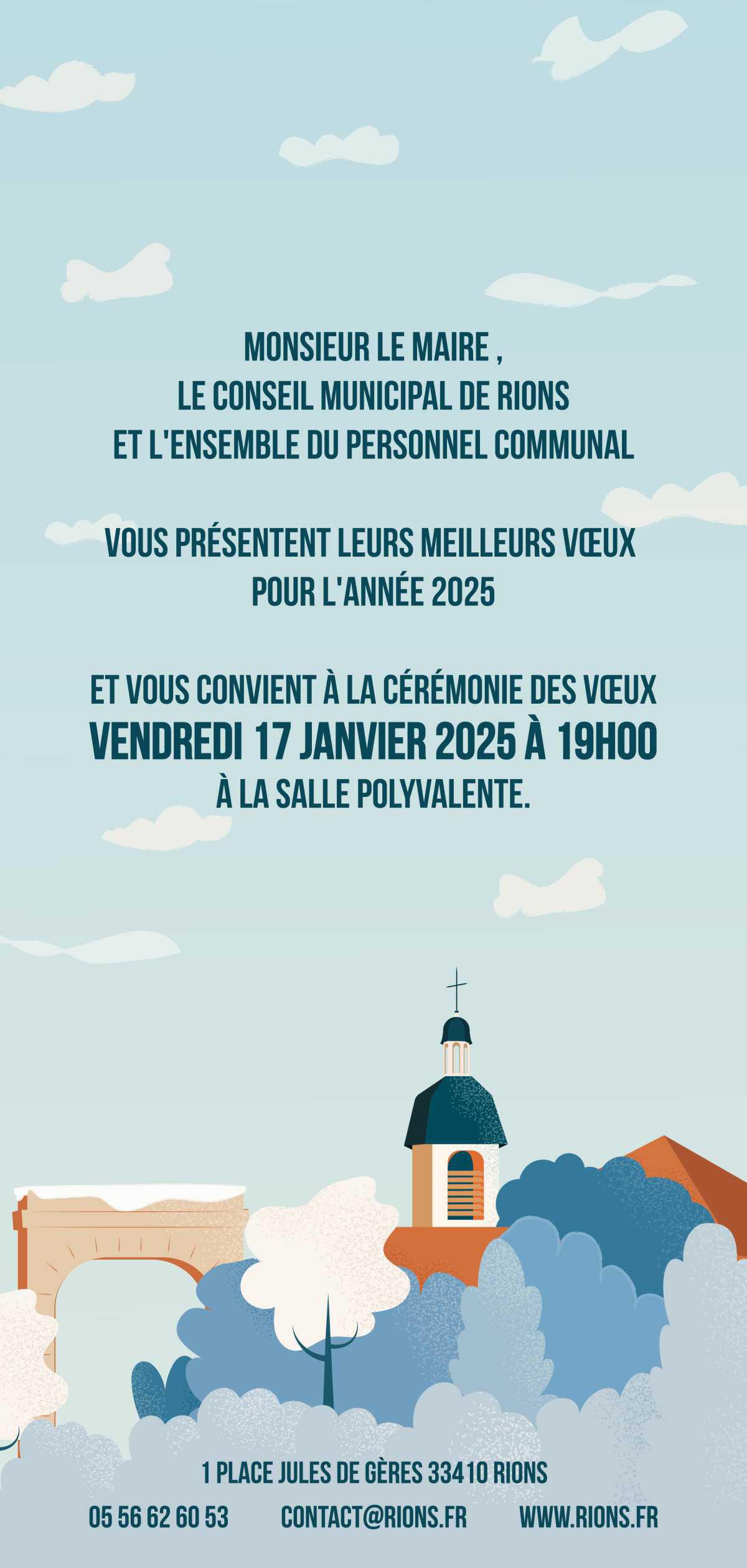 Voeux du Maire et de l'équipe municipale