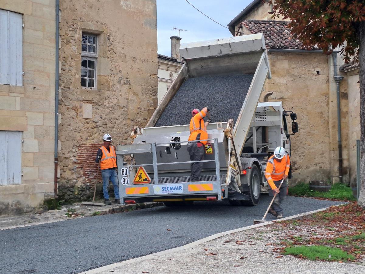 Achèvement des travaux de voirie Achèvement des travaux de voirie