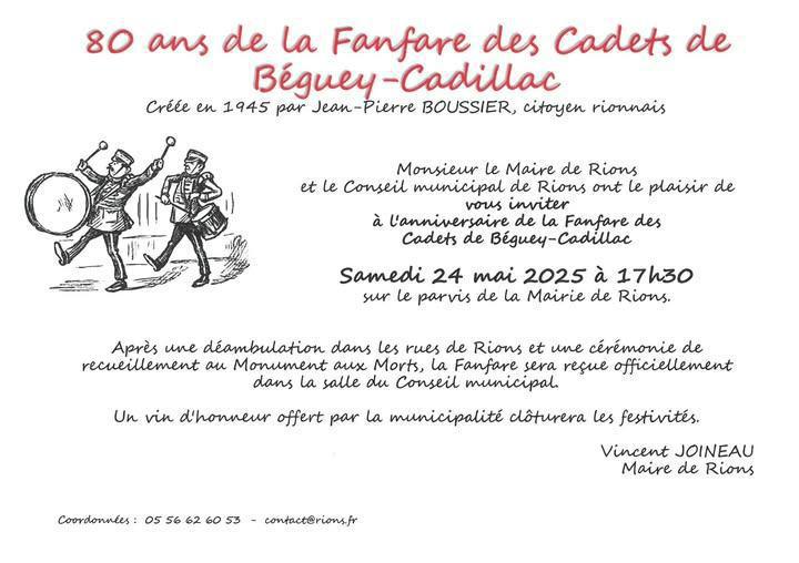 80 ème anniversaire de la Fanfare 