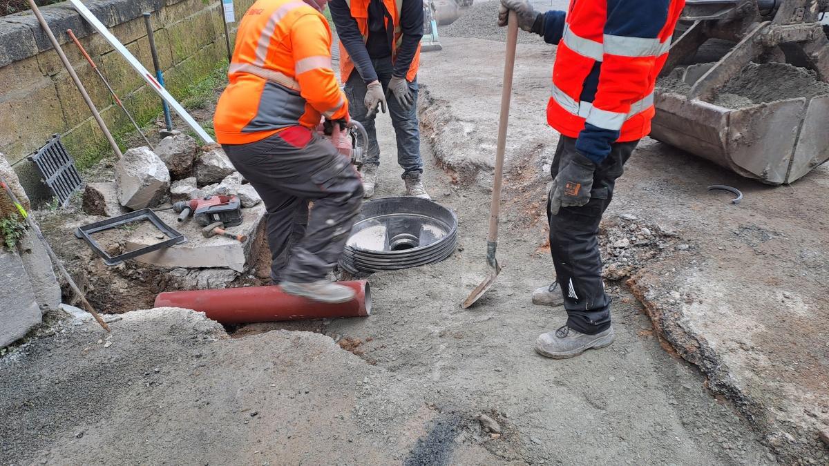 De nouveaux travaux de voirie De nouveaux travaux de voirie