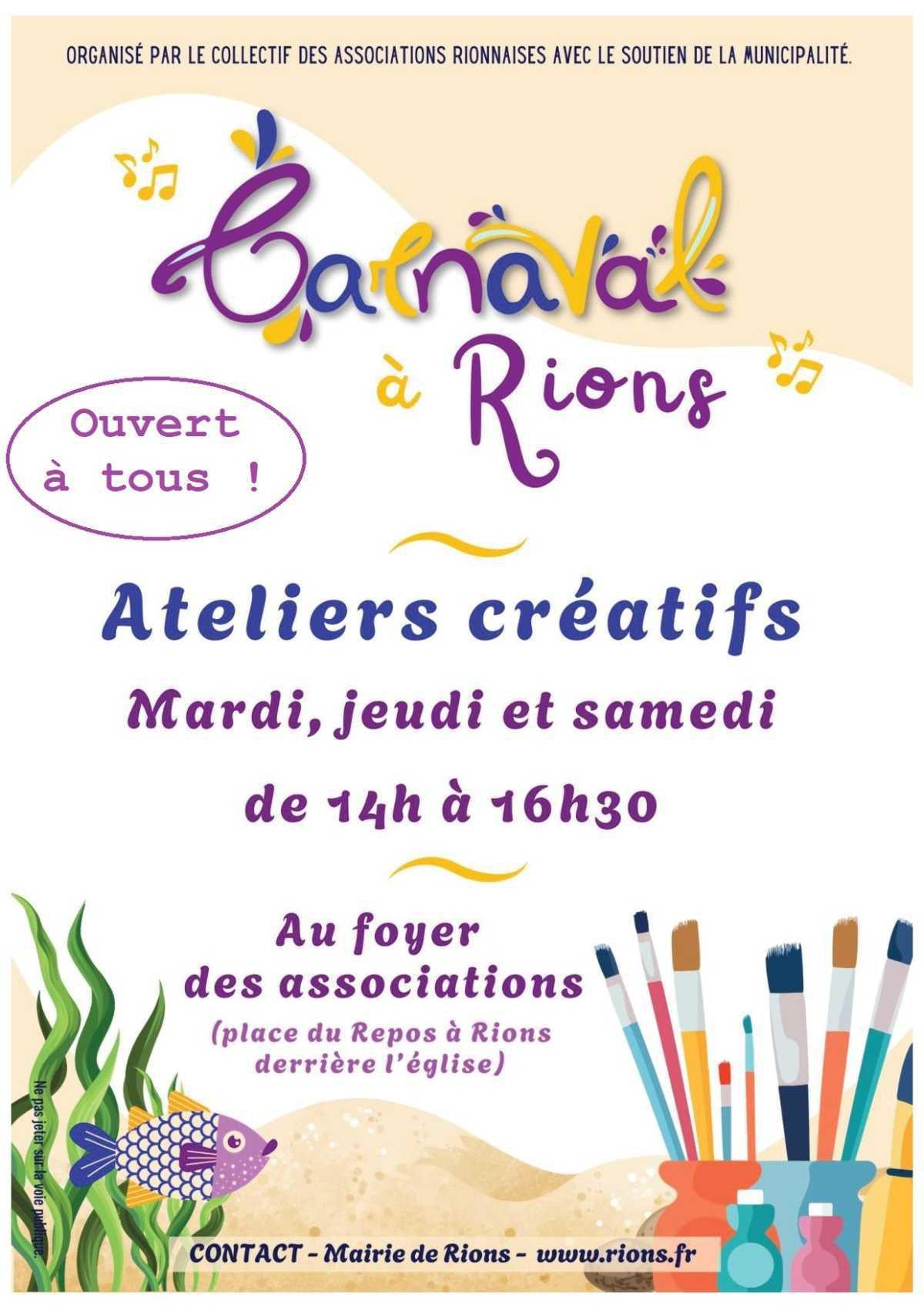 Le Carnaval de Rions Le Carnaval de Rions