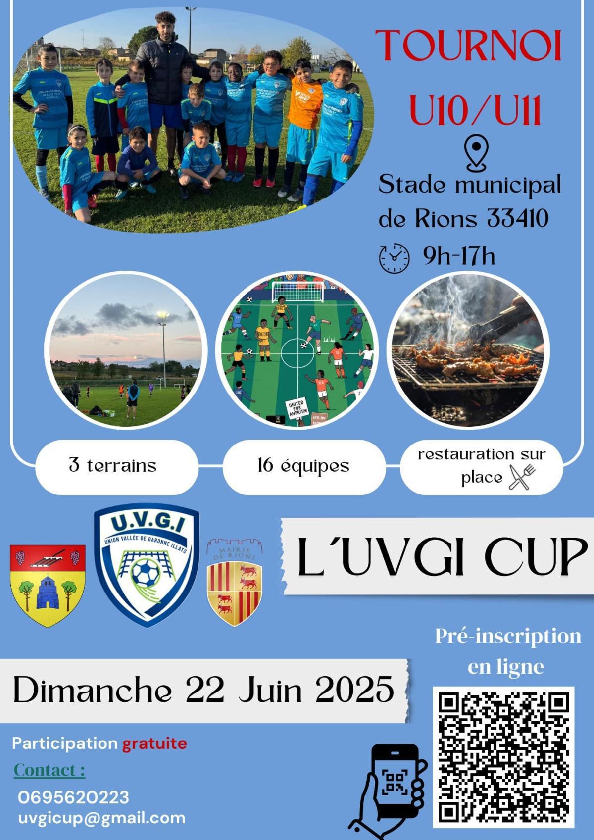 Tournoi de Foot de L'UVGI à Rions