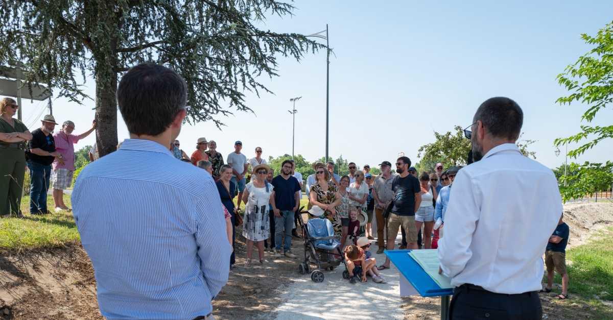 Inauguration de l'Esplanade GARONNE