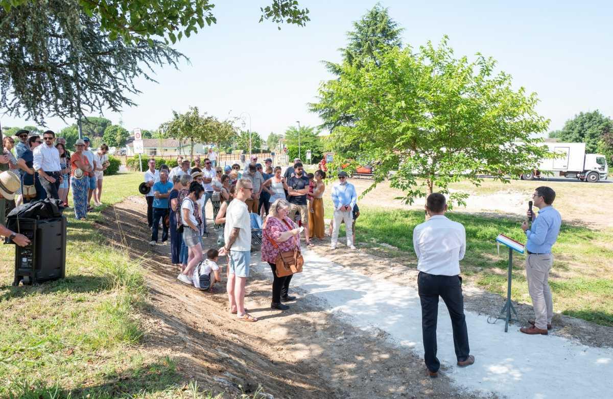 Inauguration de l'Esplanade GARONNE
