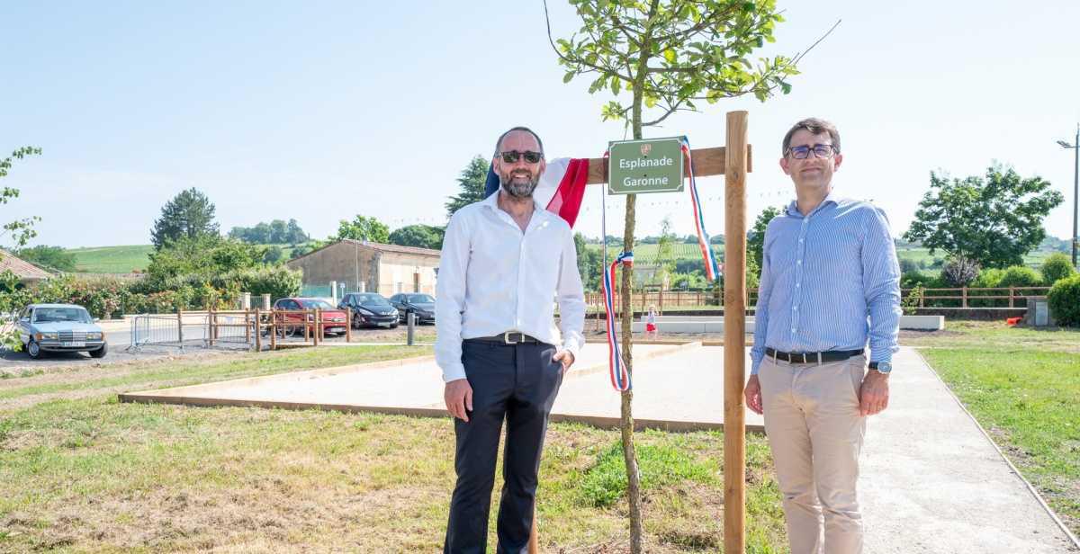 Inauguration de l'Esplanade GARONNE
