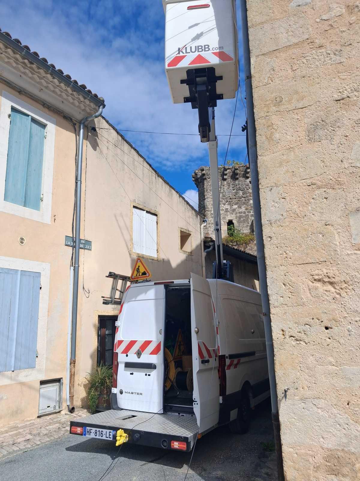 Contrôle des branchements à la fibre optique 