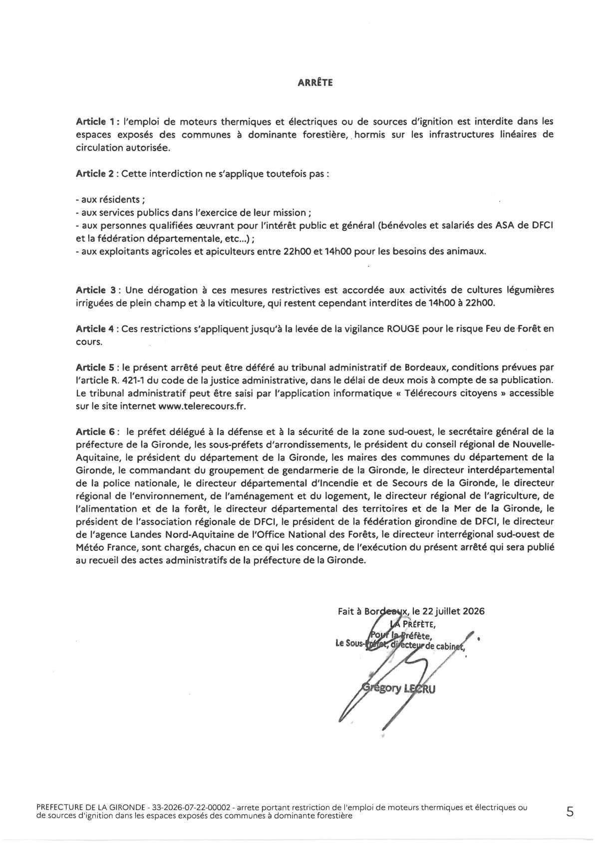 Vigilance rouge en Gironde