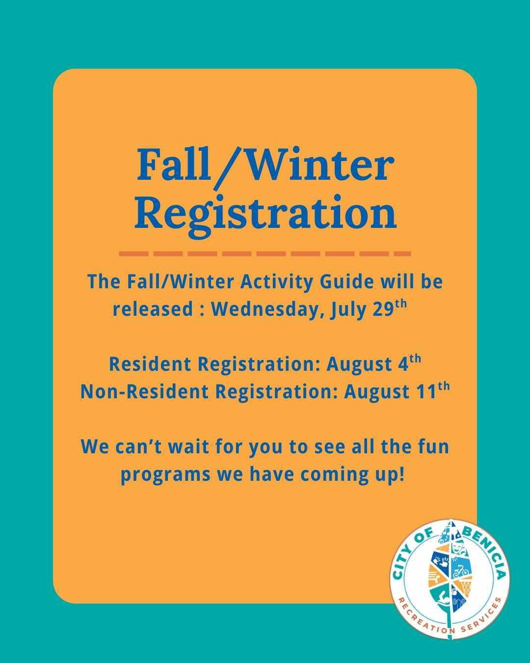 Fall & Winter Guide Information 