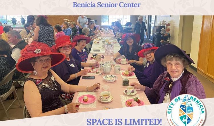 Tea Party at Senior Center