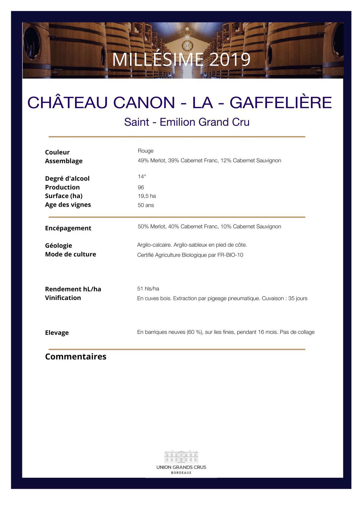 Château Canon - La - Gaffelière