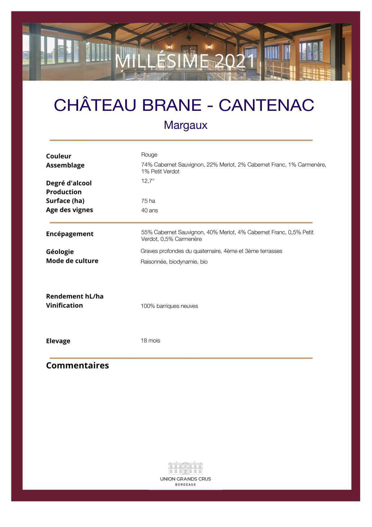 Château Brane - Cantenac