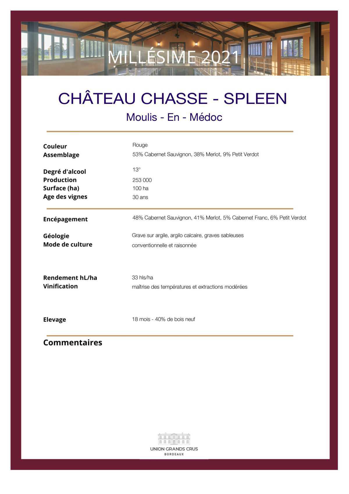 Château Chasse - Spleen