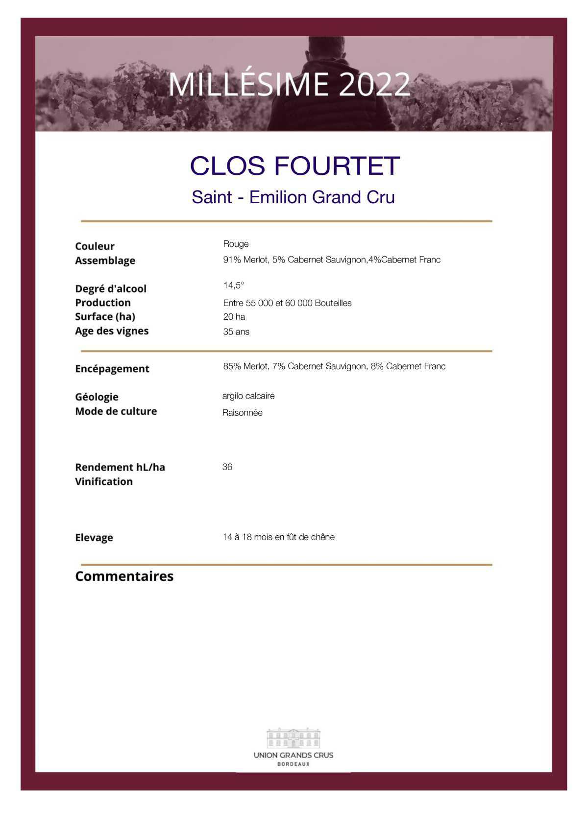  Clos Fourtet