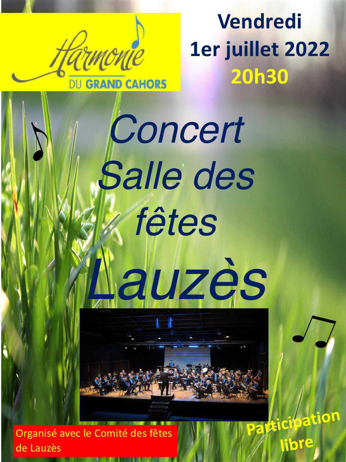 Concert de L'Harmonie du Grand Cahors