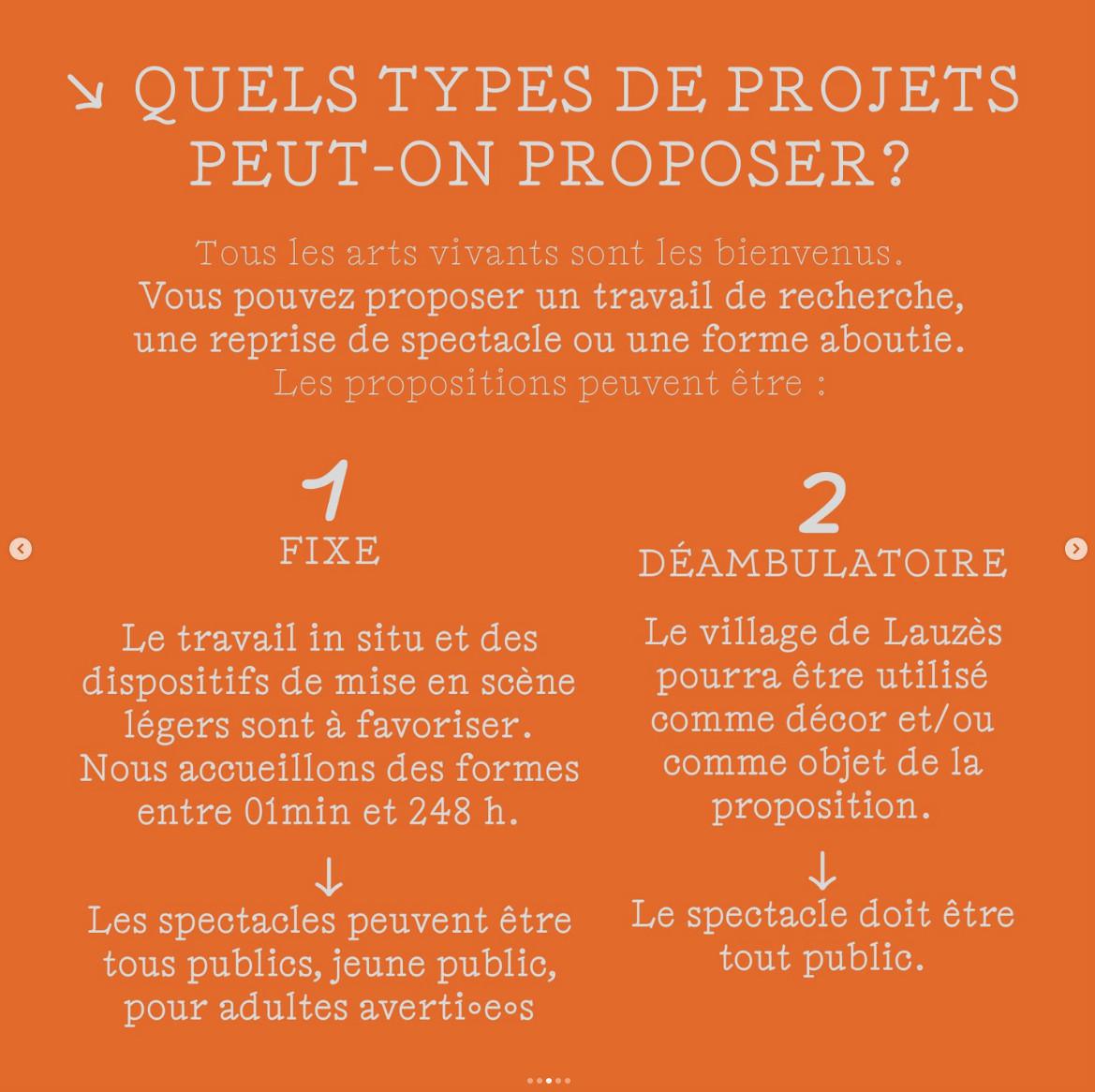 Appel à projets / Lauzès 46 Festival Sorties de Route - Édition #4