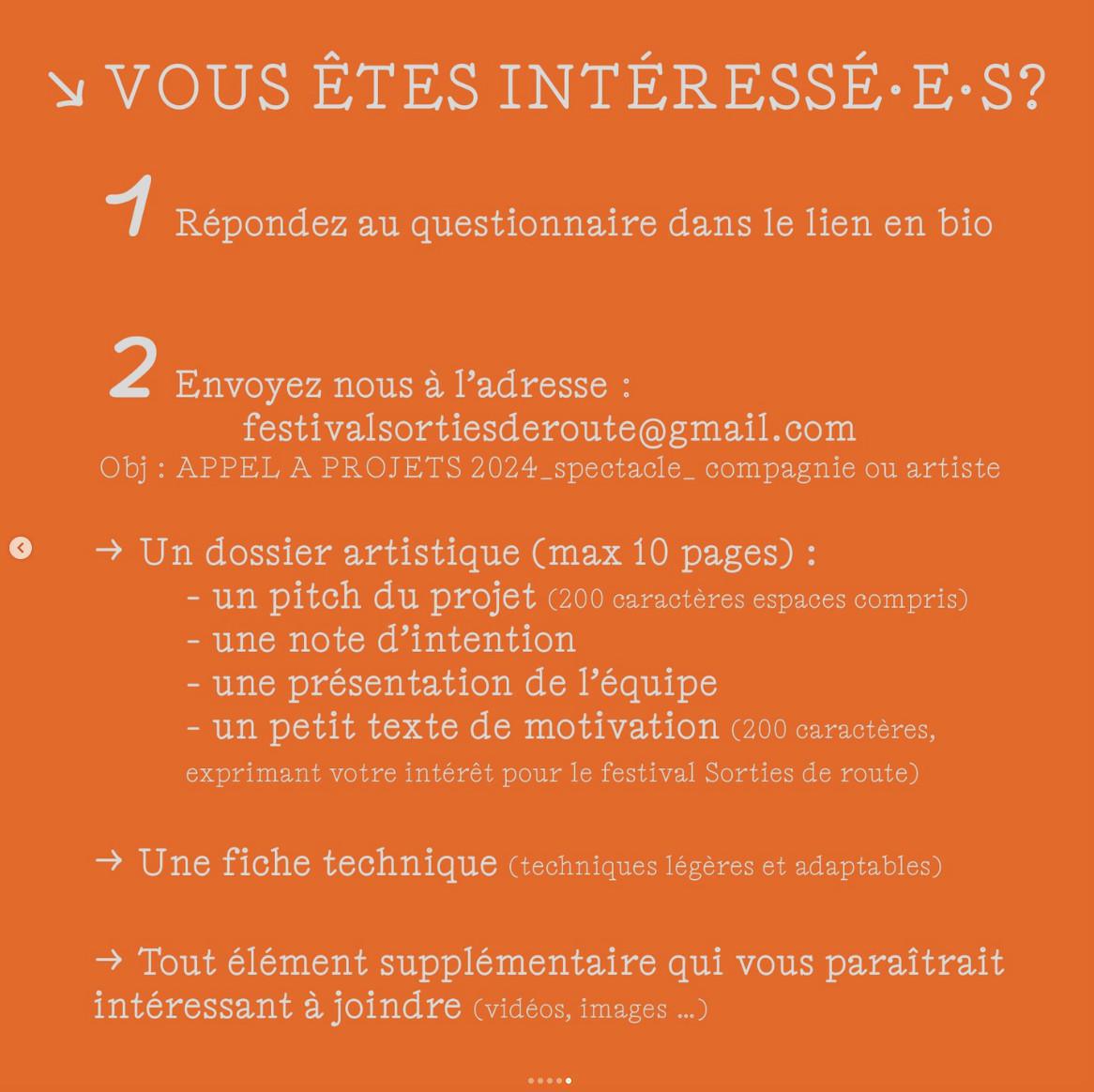 Appel à projets / Lauzès 46 Festival Sorties de Route - Édition #4 Appel à projets / Lauzès 46 Festival Sorties de Route - Édition #4