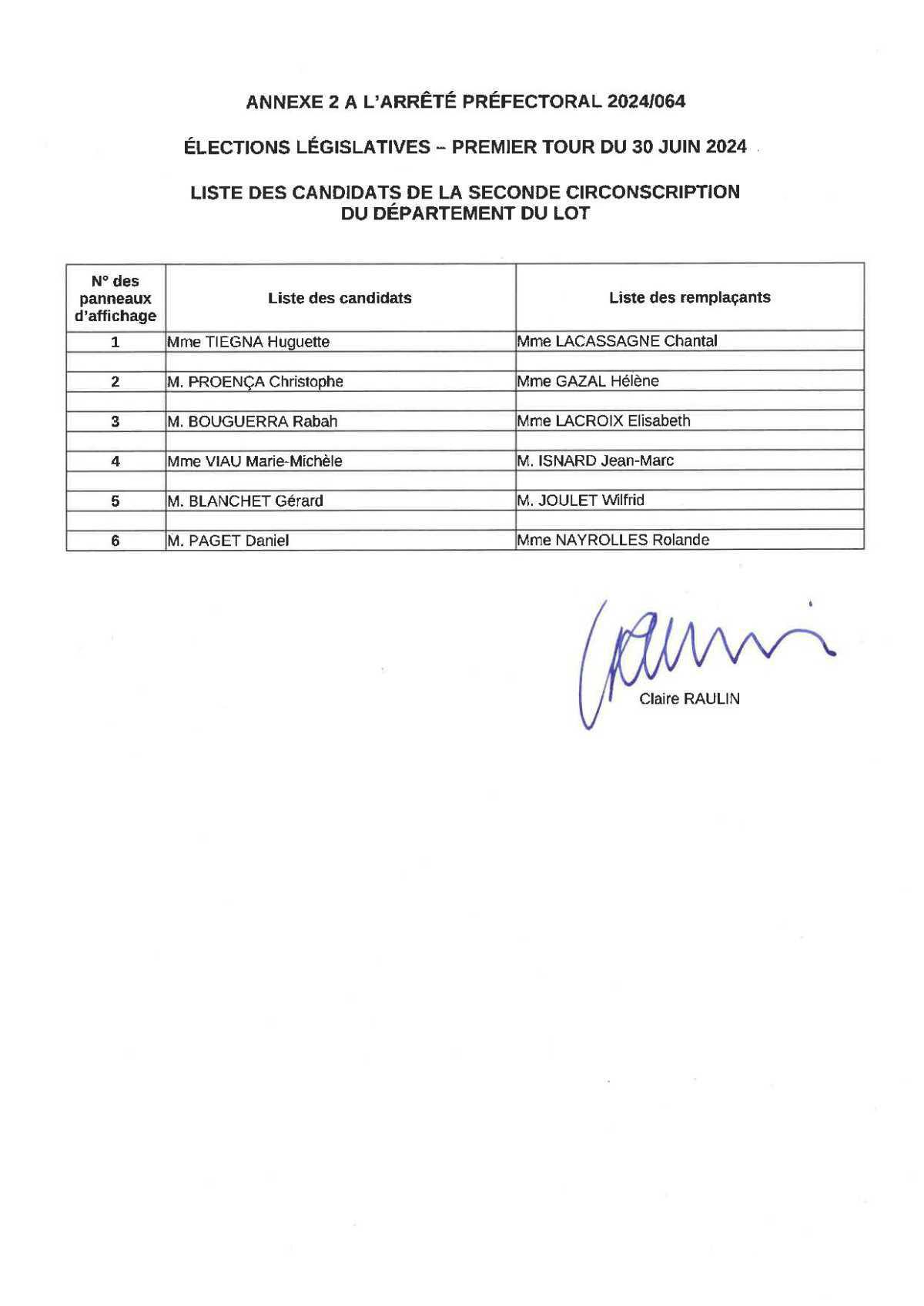 Les candidats des législatives du 30 juillet Les candidats des législatives du 30 juillet