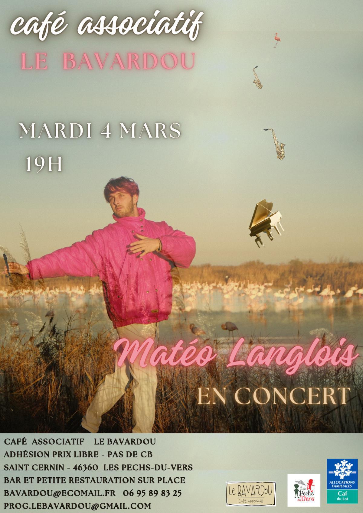 Matéo Langlois (Concert au Bavardou)