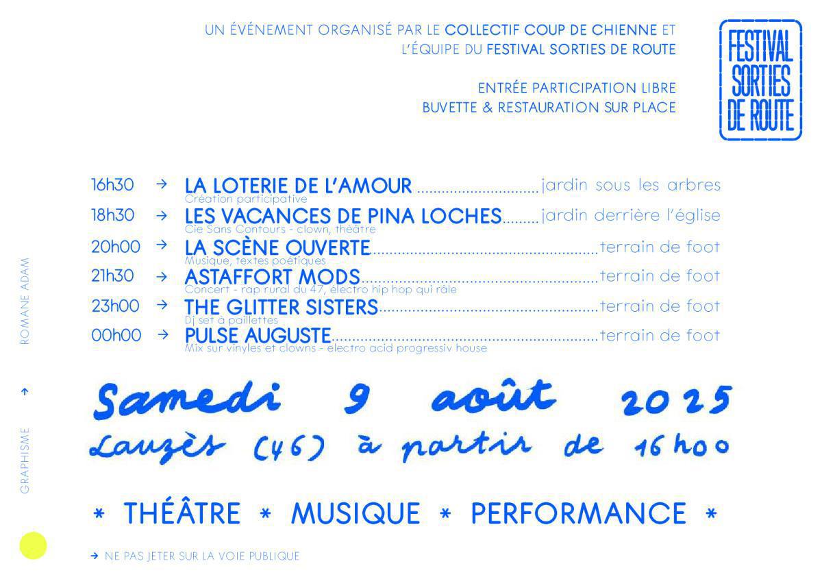 SORTIE DE ROUTE / Festival de Lauzès