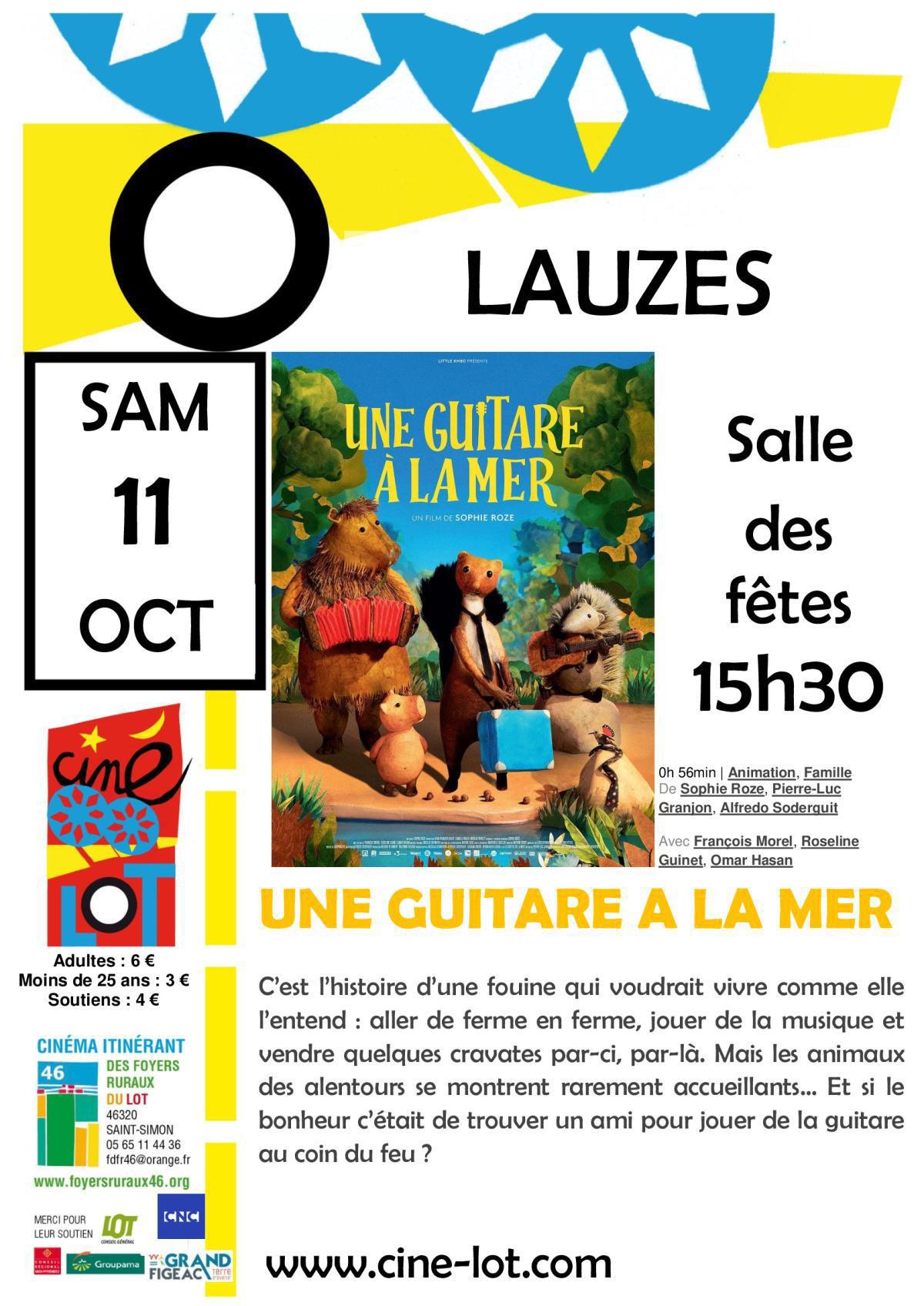 Une guitare à la mer (Cinélot) + goûter