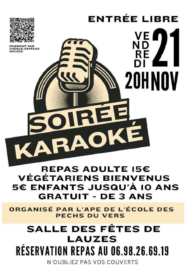 Karaoké à la Salle des fêtes