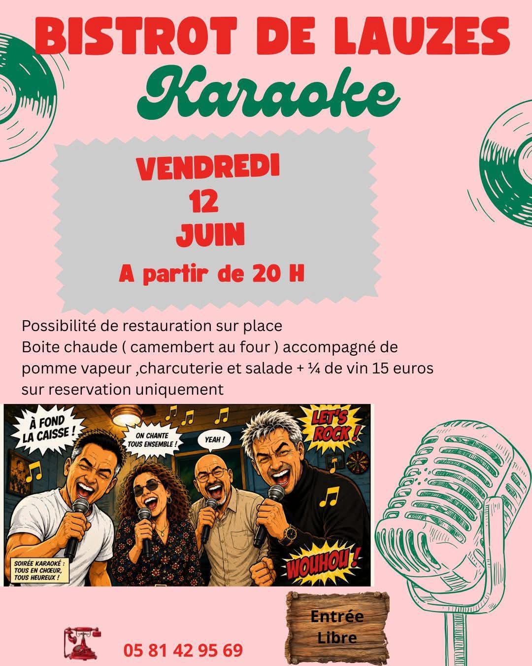 Karaoké au bistrot 