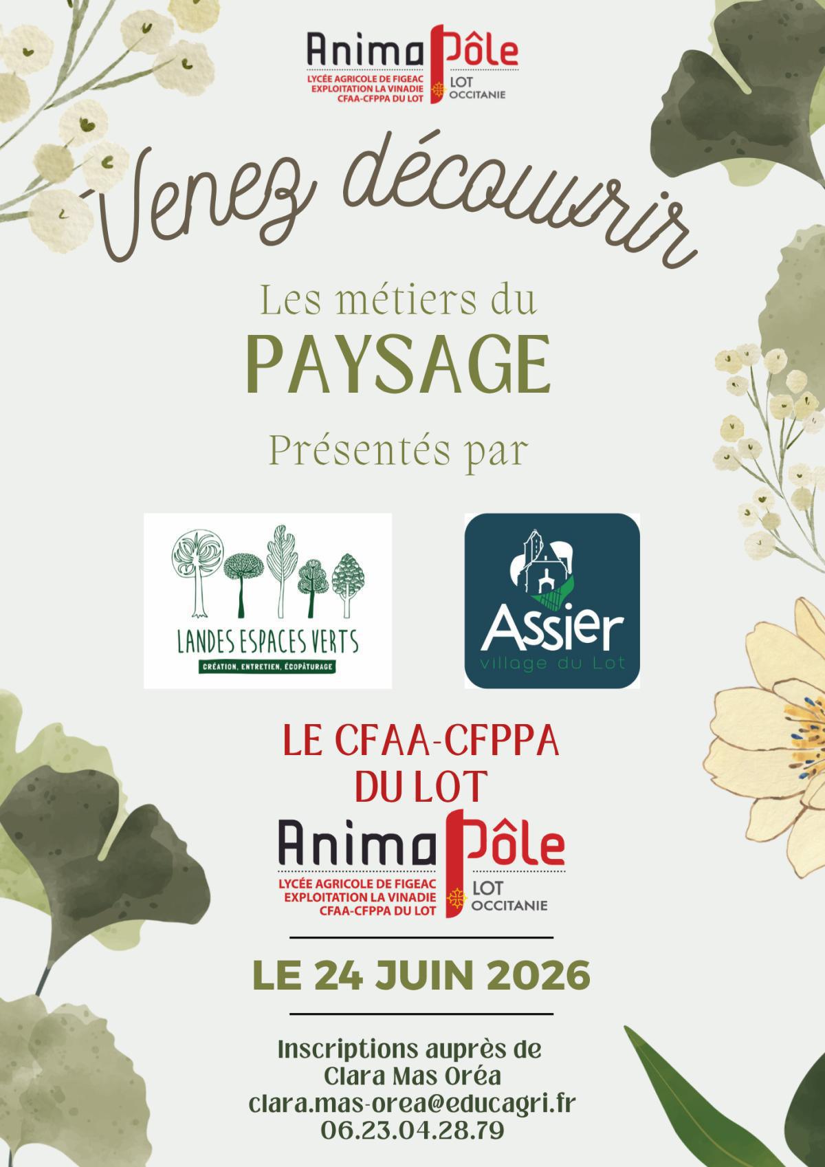 Découverte des métiers du paysage