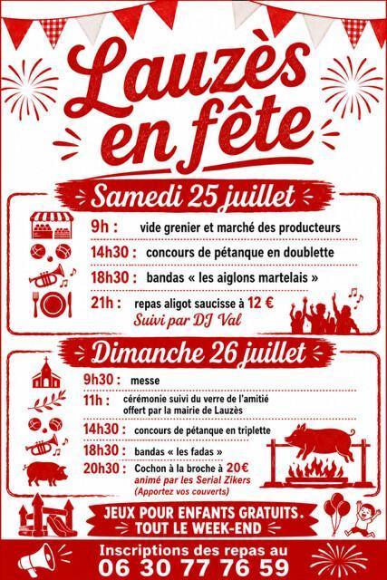 Fête de Lauzès Fête de Lauzès