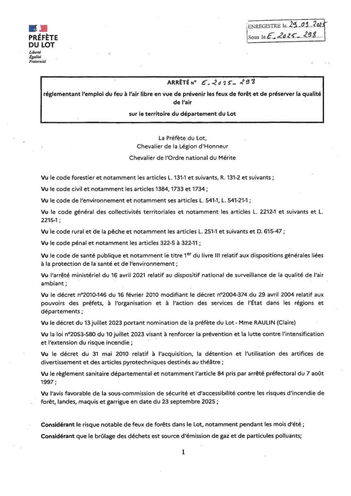 ALERTE AUX FEUX ! Pour le bien de tous ALERTE AUX FEUX ! Pour le bien de tous