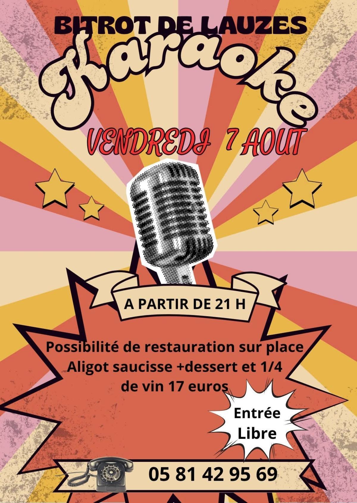 Karaoké au bistrot