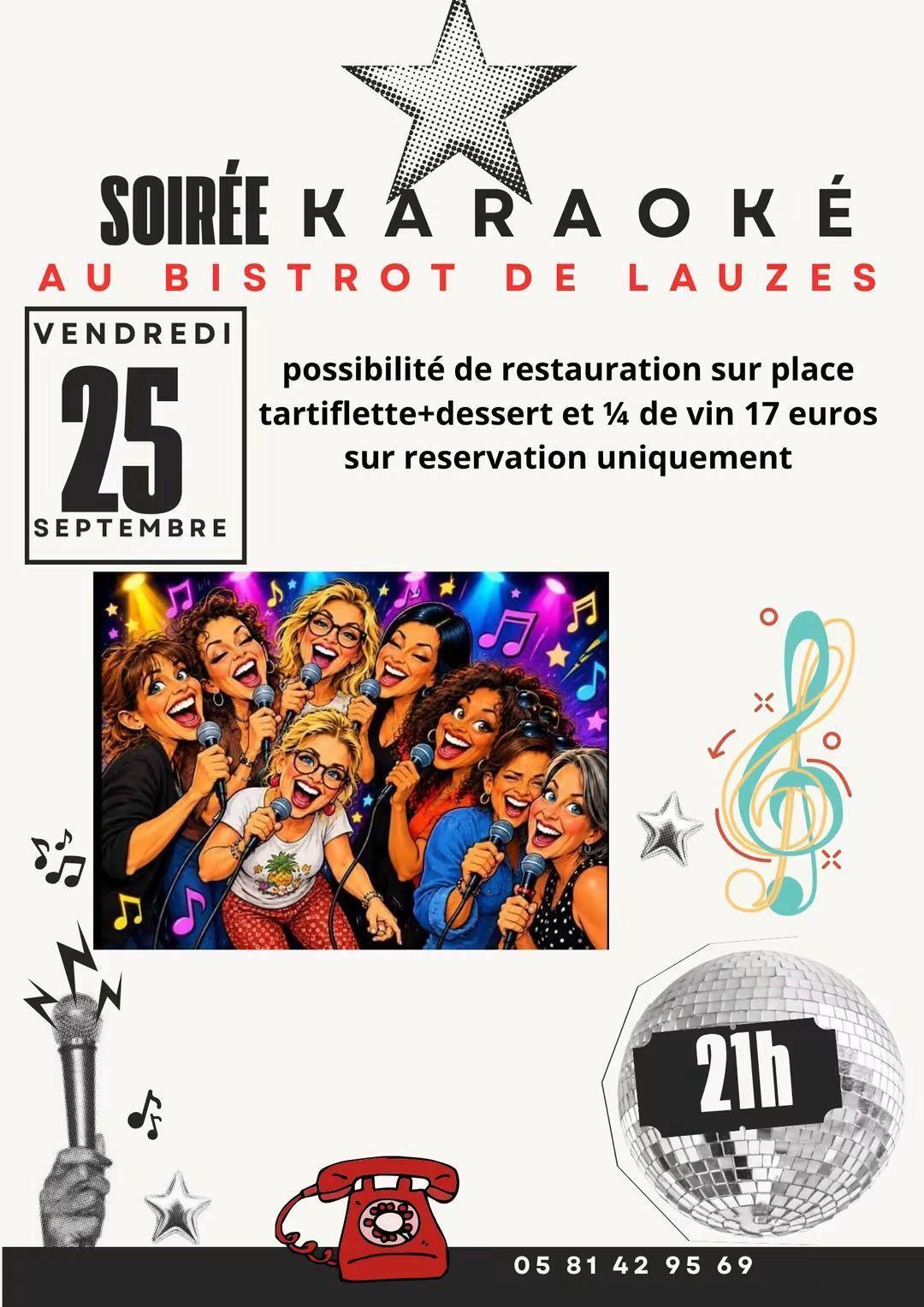 Karaoké au bistrot