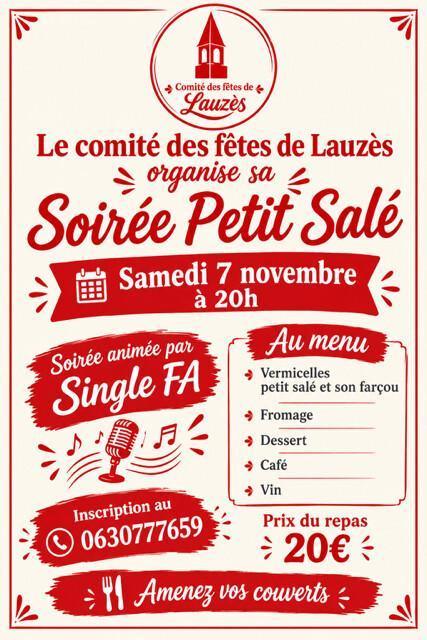 Le célèbre petit salé ! 