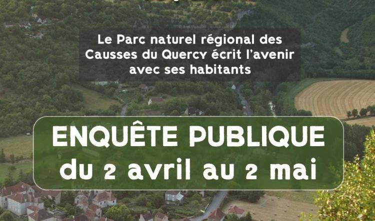 Enquête Publique - Renouvellement de la Charte du Parc