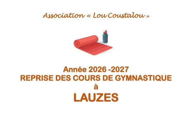 Gym à Lauzès avec Lou Coustalou