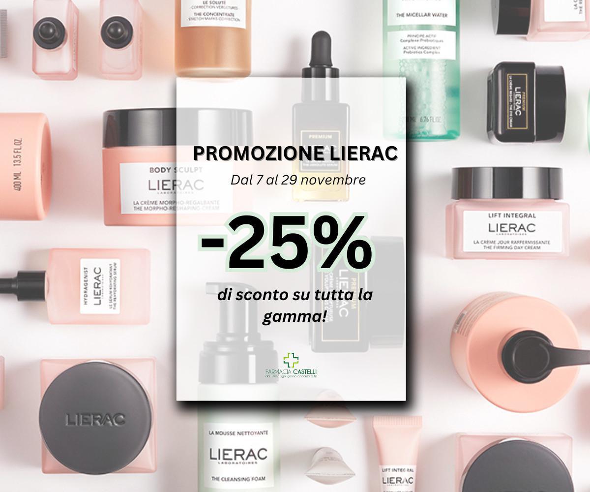 -25% su Lierac e Phyto -25% su Lierac e Phyto