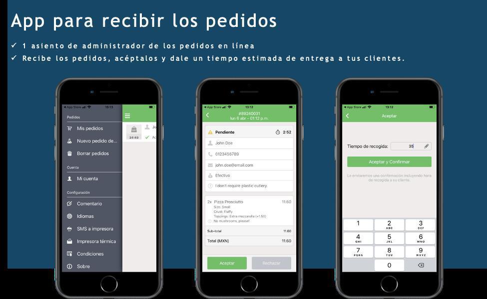 Aplicación para restaurante