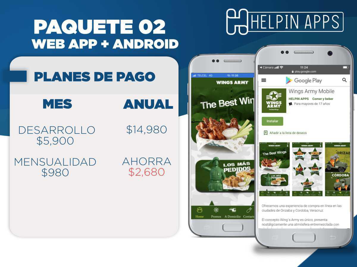 Aplicación para restaurante