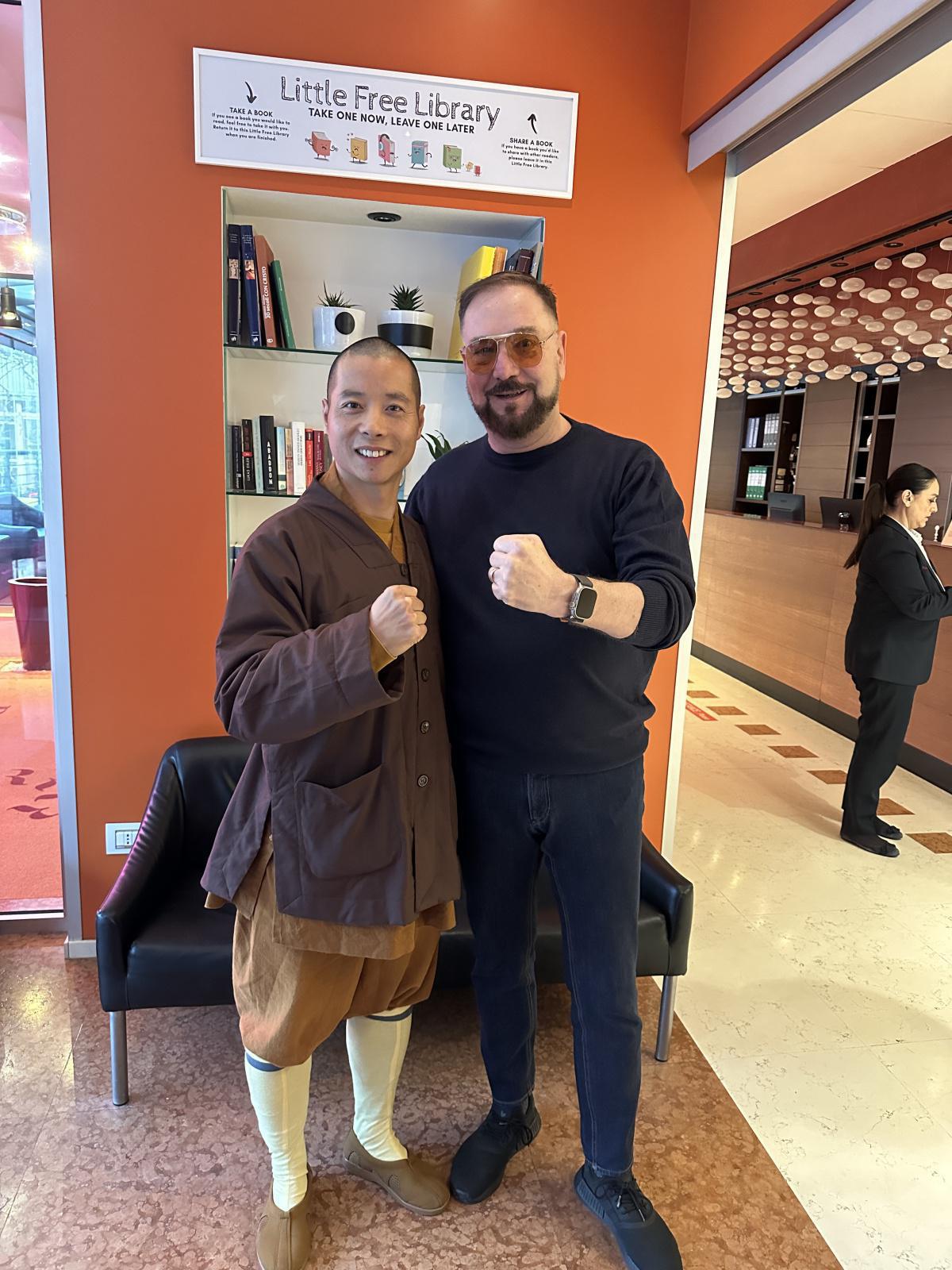 Wiedersehen mit dem Abt Shi Yong Xin Wiedersehen mit dem Abt Shi Yong Xin