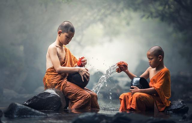 Ein buddhistischer Mönch