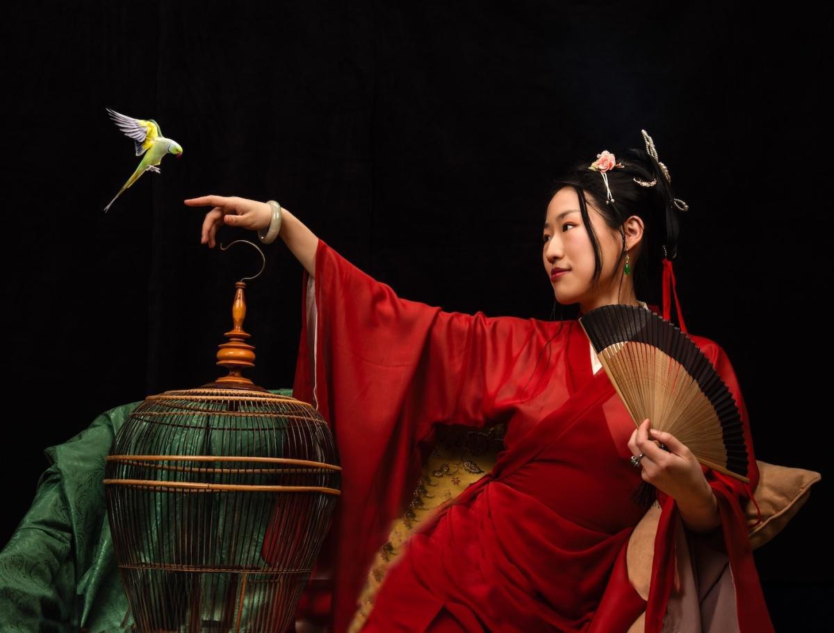 Buddhismus, die Tiger und die Erdbeere