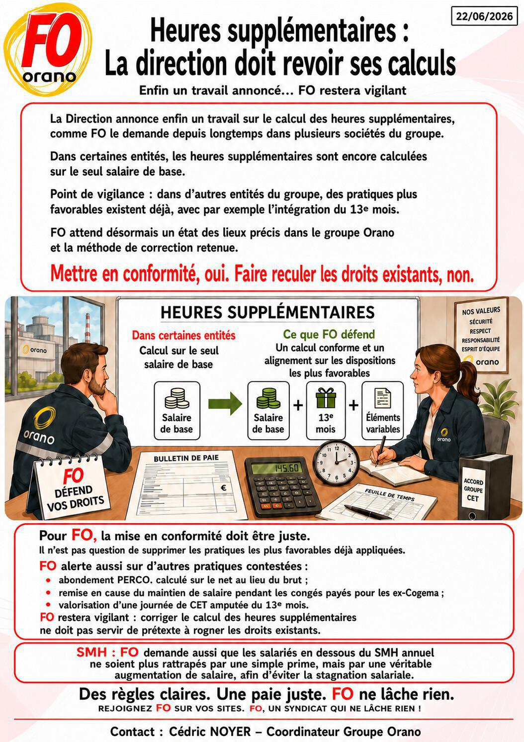 Heures supplémentaires : une nouvelle anomalie
