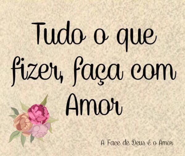 15/08/21 Não adianta fazer nada, se não tiver amor
