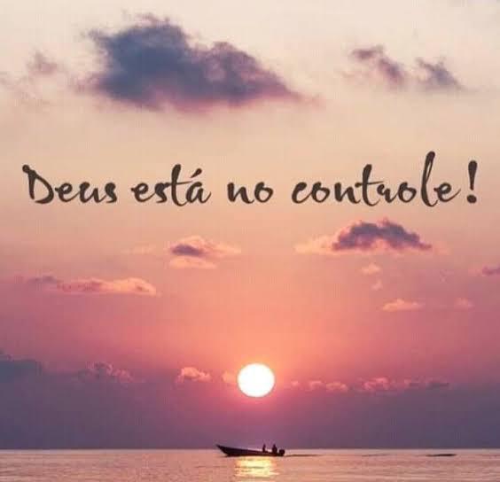 Deus está no controle!