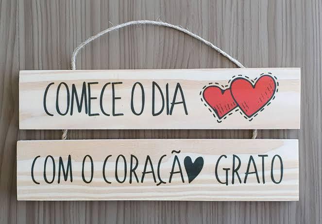 Comece o dia bem com o coração grato!!!
