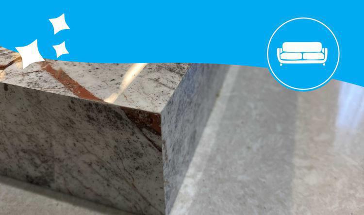 Pulido de mesas de mármol