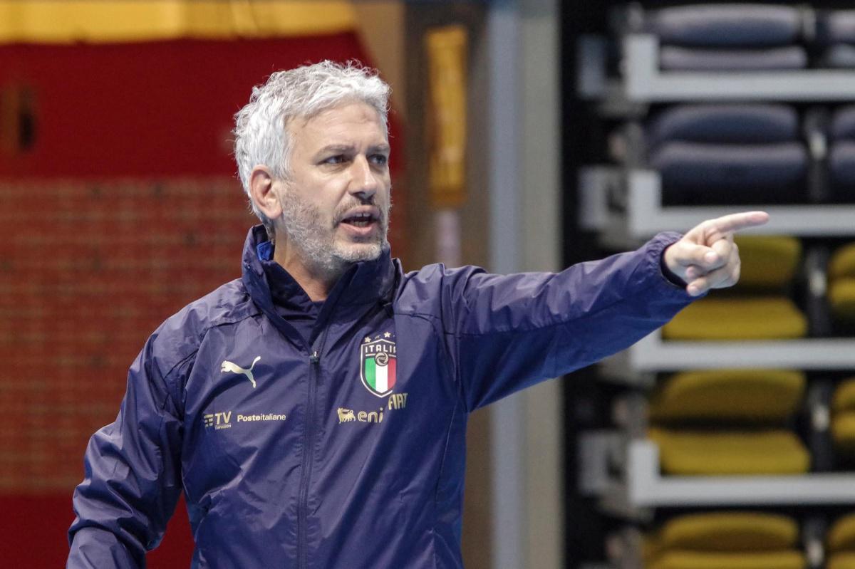 Con Massimiliano Bellarte, CT Nazionale futsal
