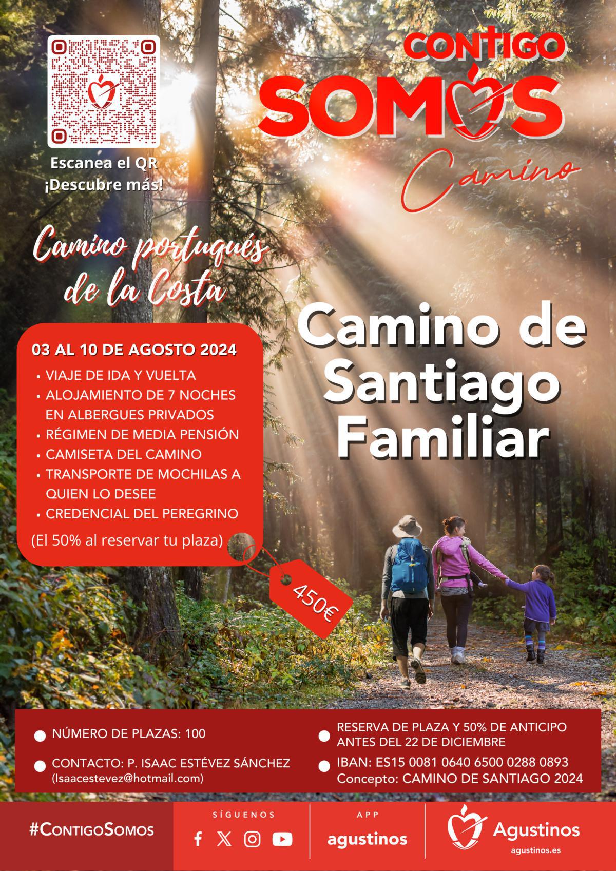 Camino de Santiago Familiar (03 al 10 de agosto)