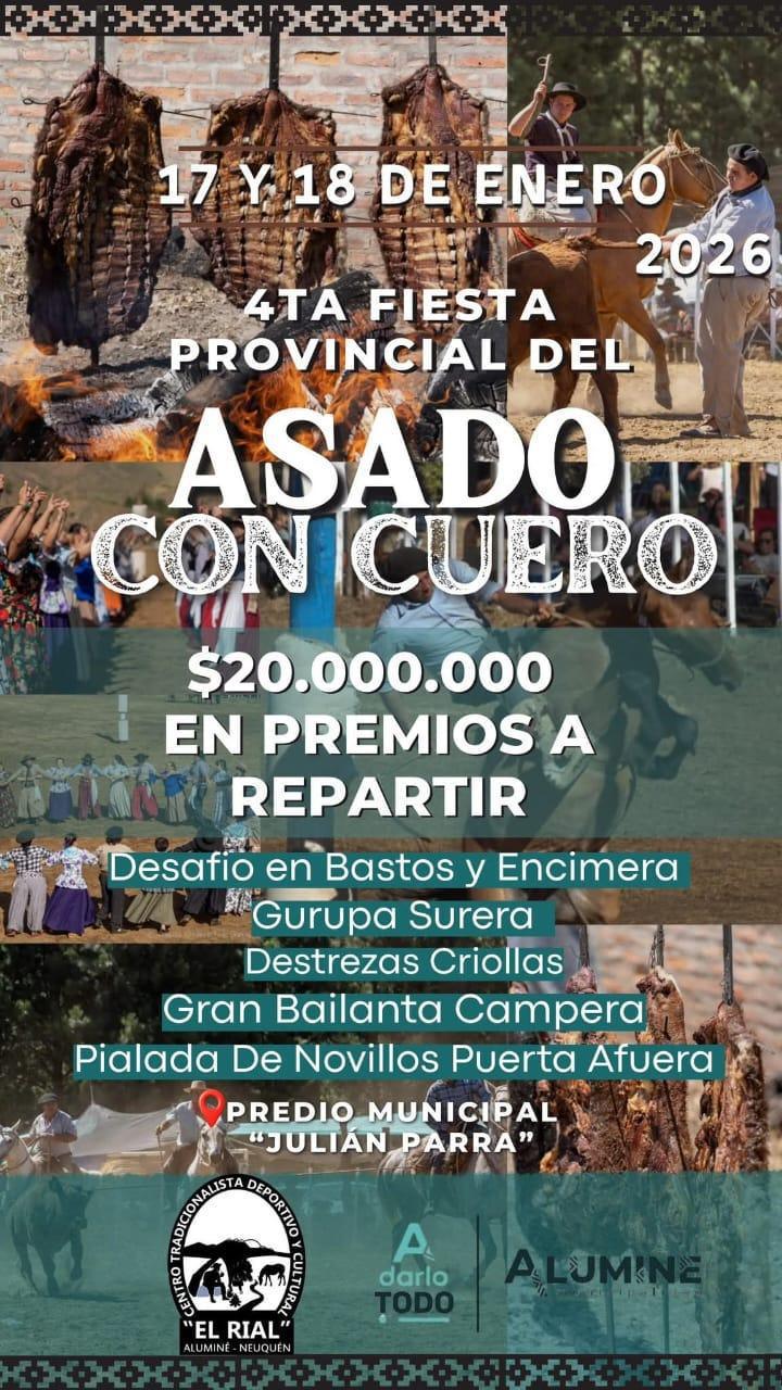  4° Fiesta Provincial del Asado con Cuero.